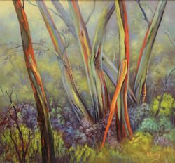 Colourful Gums of Mount Baw Baw, Victoria (30 x 27cm)