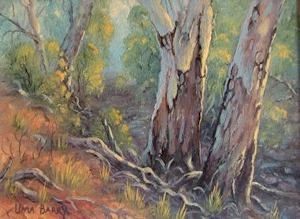 Early Morning, Werribee, Victoria (16 x 12cm)